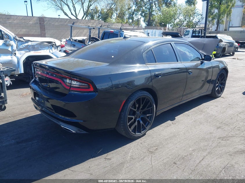 Vin: 2c3cdxhg8gh318180, lot: 45656005, dodge charger sxt 20164