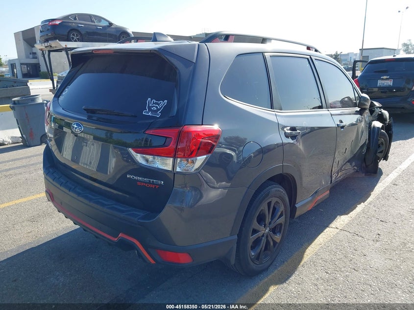 Vin: jf2skajc1ph458581, lot: 45656014, subaru forester sport 20234