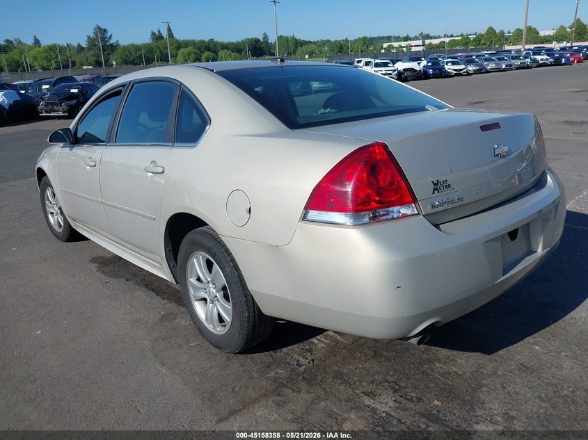 Vin: 2g1wf5e32c1280143, lot: 45656021, chevrolet impala ls 20123