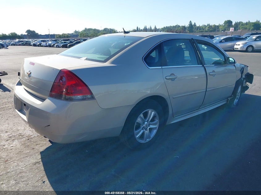 Vin: 2g1wf5e32c1280143, lot: 45656021, chevrolet impala ls 20124