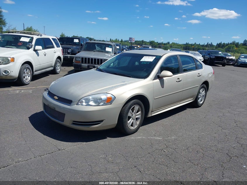 Vin: 2g1wf5e32c1280143, lot: 45656021, chevrolet impala ls 20122
