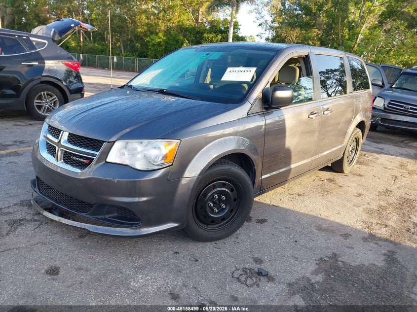 Vin: 2c4rdgbg2jr151234, lot: 45656163, dodge grand caravan se 20182