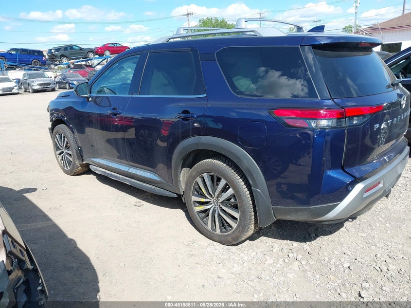 Vin: 5n1dr3dkxpc217080, lot: 45656175, nissan pathfinder platinum 4wd 20233
