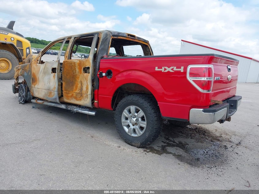 Vin: 1ftfw1et2bkd51808, lot: 45656182, ford f-150 xlt 20113