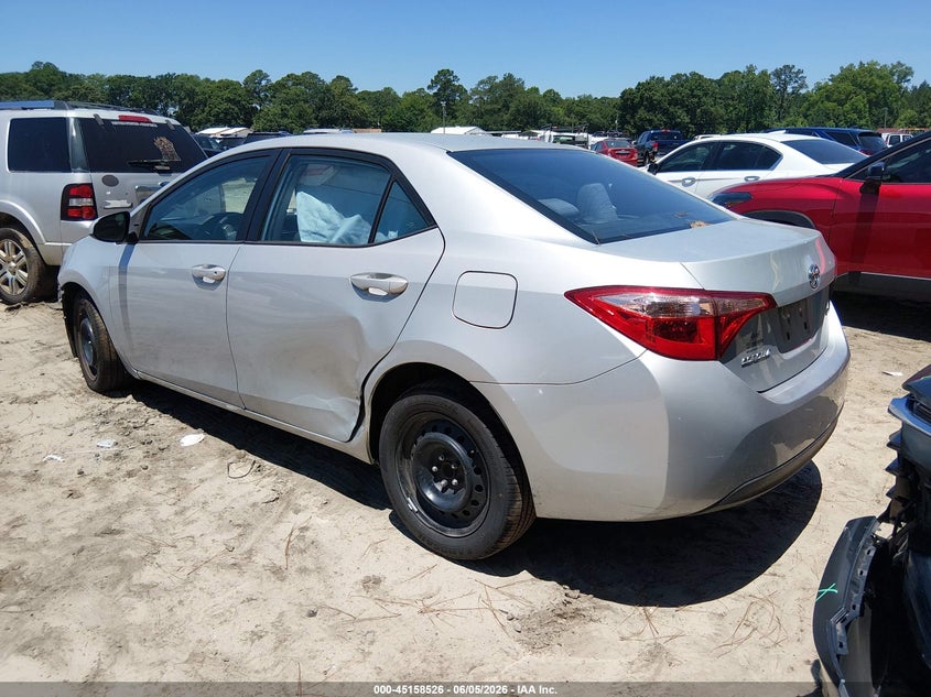 Vin: 2t1burhe6kc243421, lot: 45656190, toyota corolla le 20193