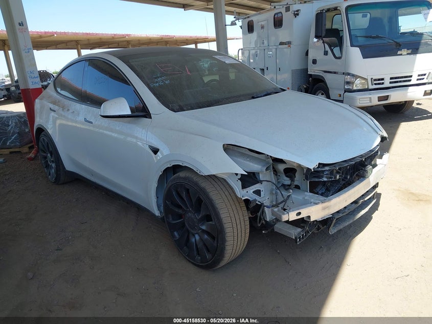 Vin: 5yjygdef6mf092239, lot: 45656194, tesla model y performance dual motor all-wheel drive 2021 img_1