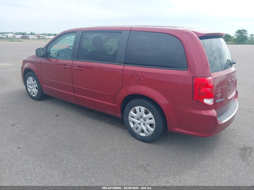 Vin: 2c4rdgbg1er406915, lot: 45656270, dodge grand caravan se 20143