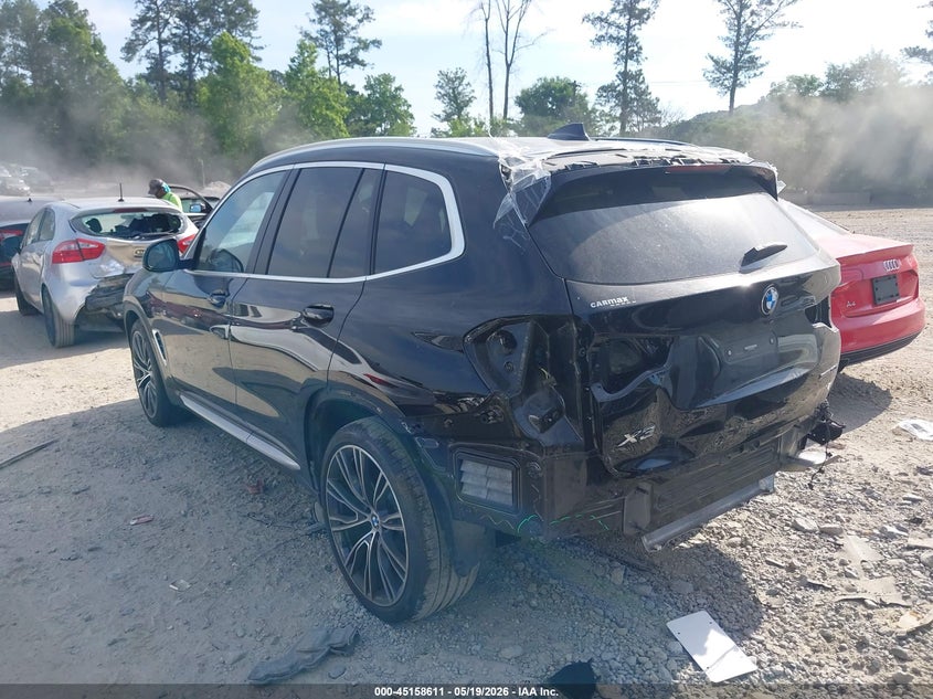 Vin: wbx47dp06nn158351, lot: 45656275, bmw x3 sdrive30i 20223