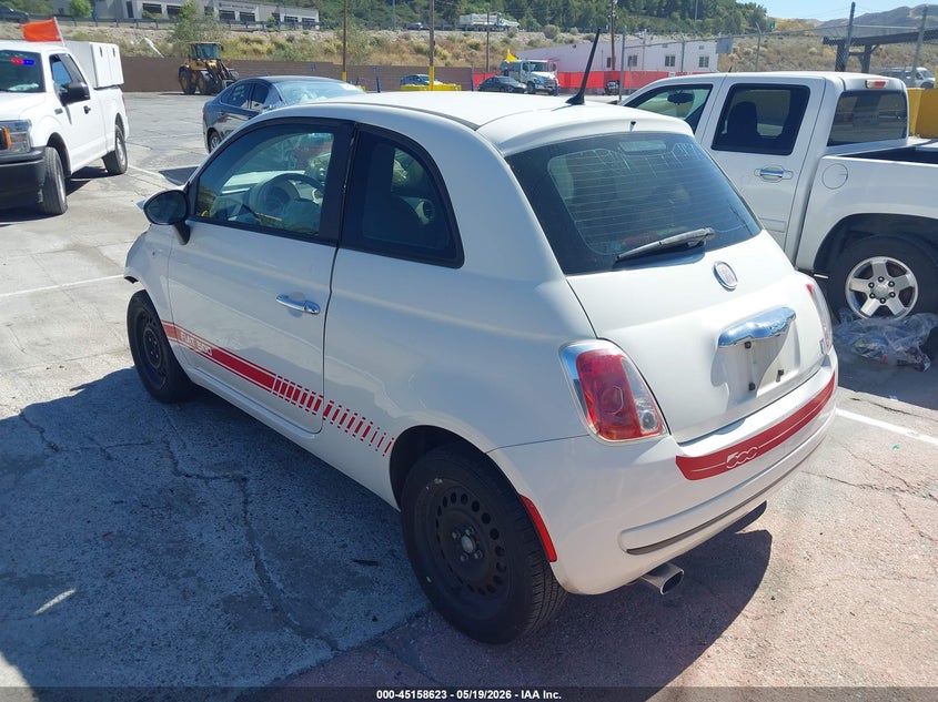 Vin: 3c3cffar4ct309266, lot: 45656288, fiat 500 pop 20123