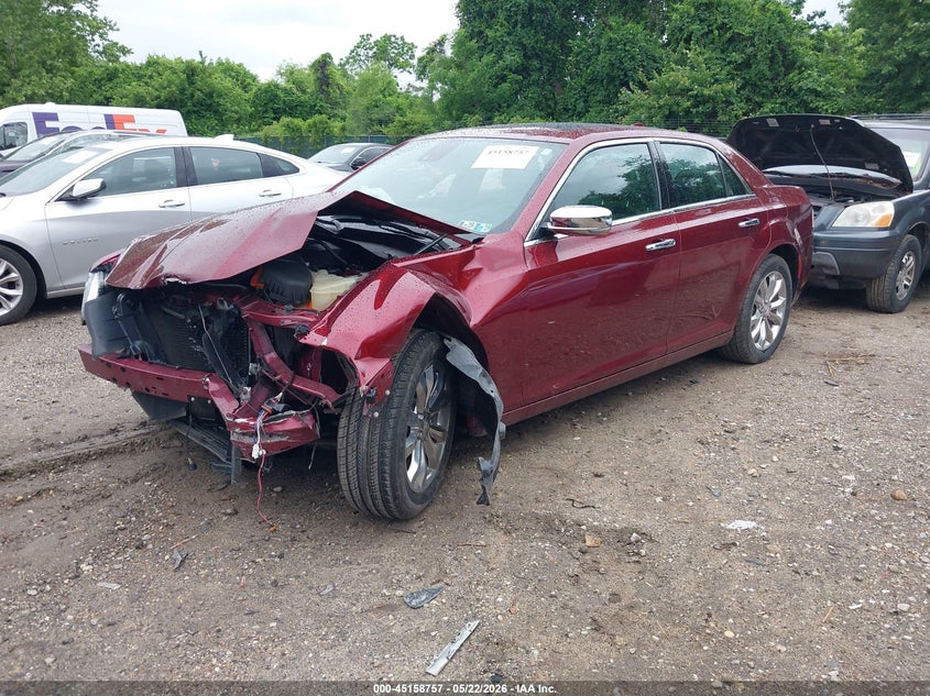 Vin: 2c3ccakg7jh218412, lot: 45656421, chrysler 300 limited awd 20182