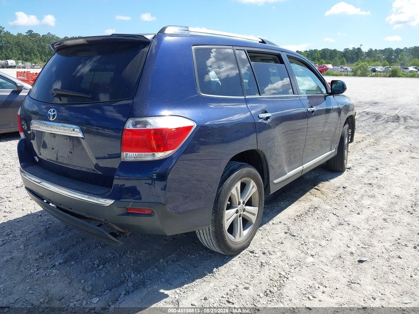 Vin: 5tdyk3eh7cs060033, lot: 45656477, toyota highlander limited v6 20124