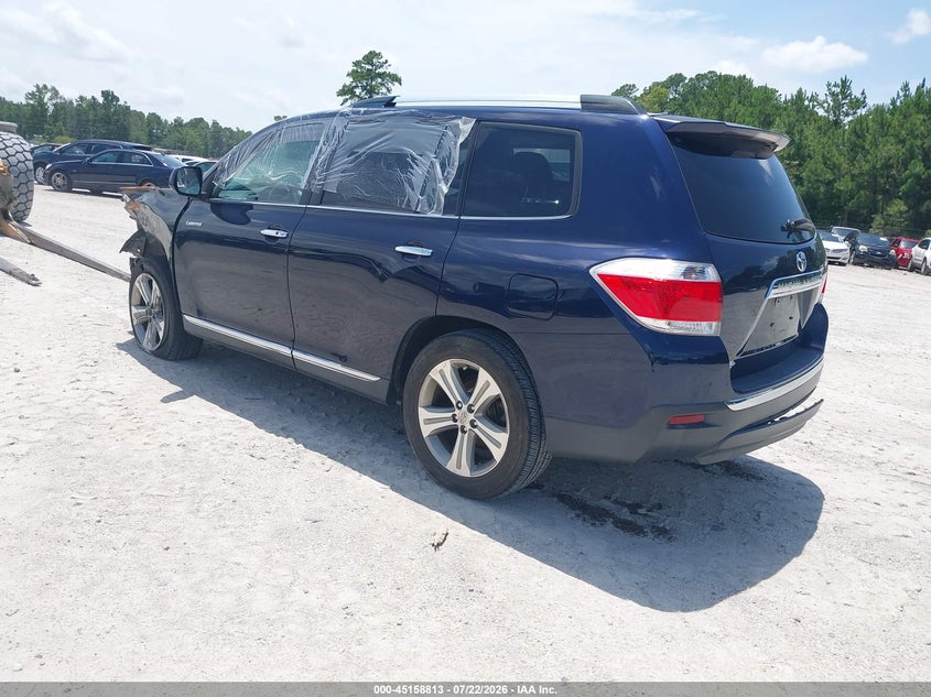 Vin: 5tdyk3eh7cs060033, lot: 45656477, toyota highlander limited v6 20123