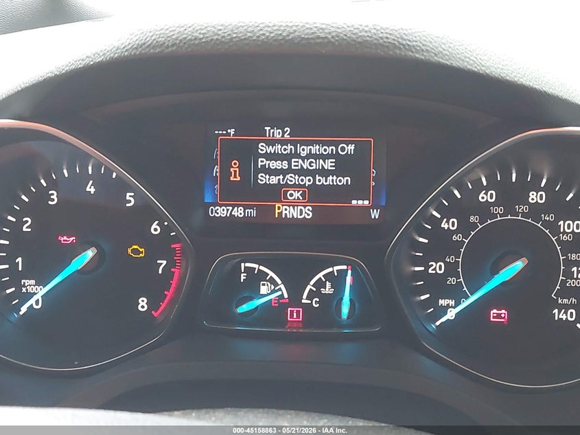 VIN 1FMCU0GD4KUB75417 2019 FORD ESCAPE SE