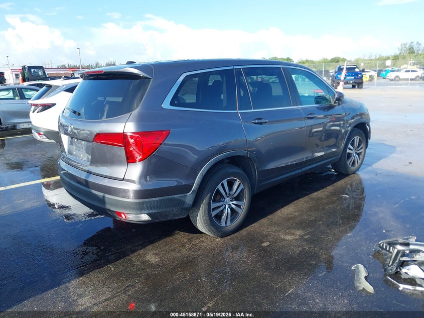 Vin: 5fnyf5h51jb014975, lot: 45656535, honda pilot ex-l 20184