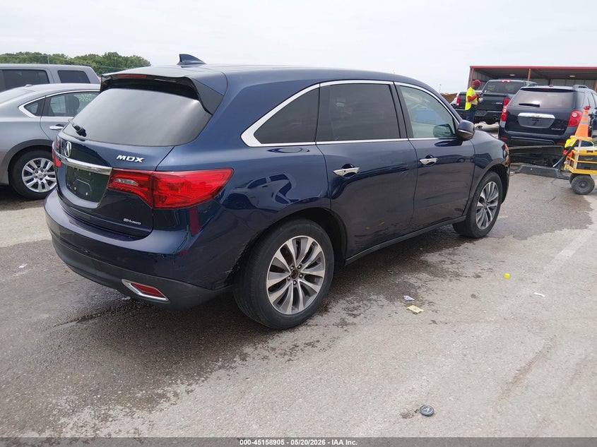2016 ACURA MDX SPORT UTILITY VEHICLE 3.5L V-6 DI, VVT, 290HP
