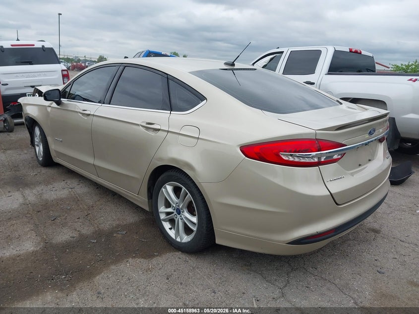 2018 FORD FUSION SEDAN 2.0L I-4 DOHC, VVT, 141HP