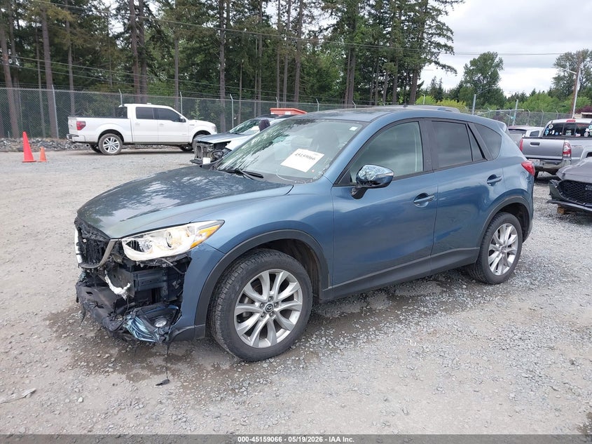 Vin: jm3ke4dy1f0543388, lot: 45656730, mazda cx-5 grand touring 20152