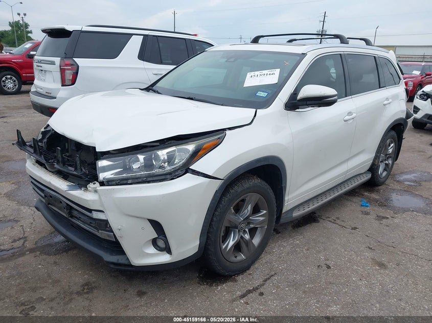 Vin: 5tddzrfhxks710757, lot: 45656830, toyota highlander limited platinum 20192