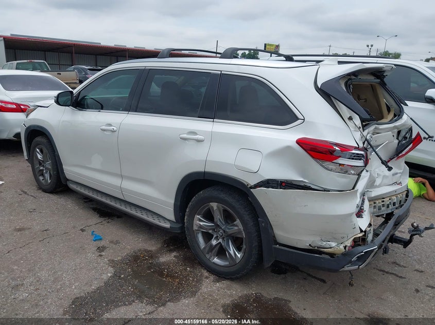 Vin: 5tddzrfhxks710757, lot: 45656830, toyota highlander limited platinum 20193