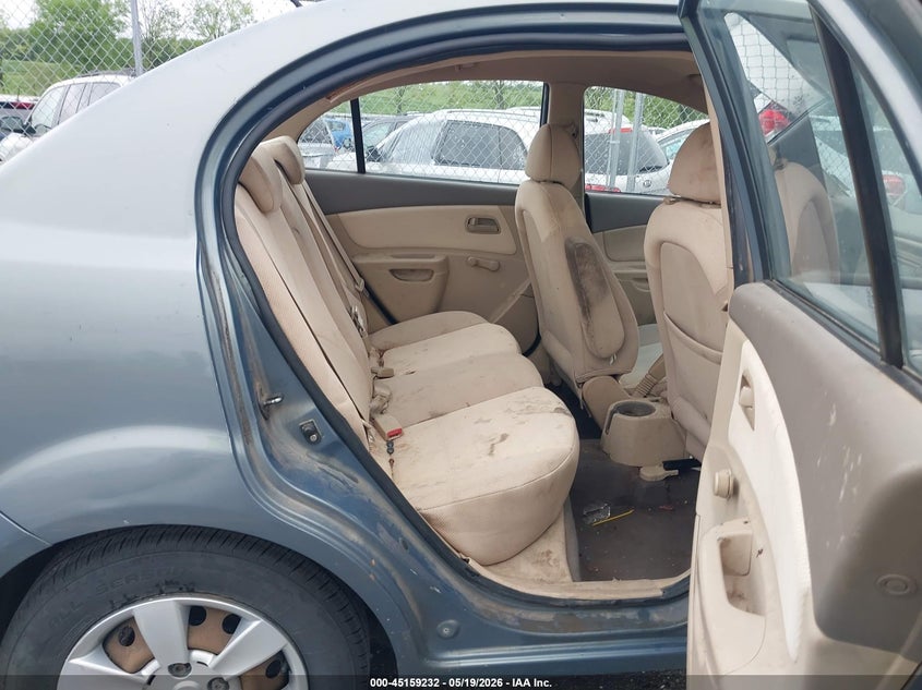 2007 Kia Rio Lx VIN: KNADE123876267830 Lot: 45159232