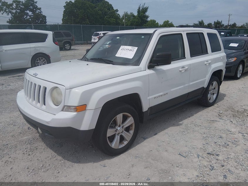 Vin: 1c4njrfb8dd114701, lot: 45657066, jeep patriot latitude 20132