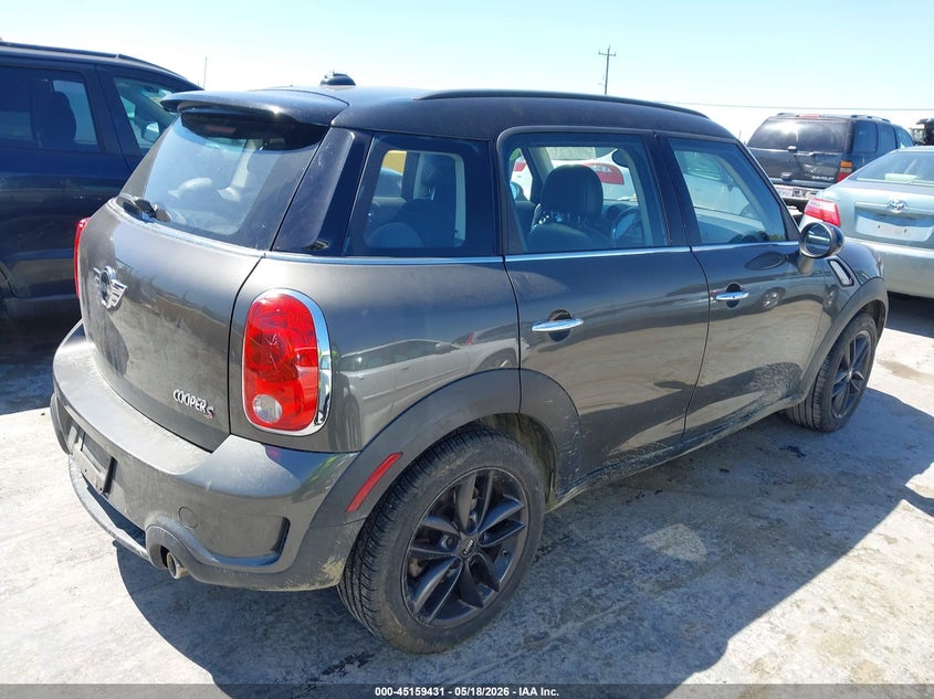 Vin: wmwzc3c5xcwl83354, lot: 45657095, mini cooper s countryman 20124