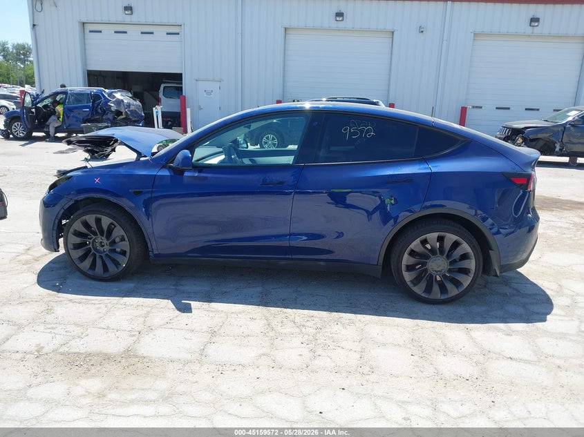 2022 TESLA MODEL Y SPORT UTILITY VEHICLE ELECTRIC