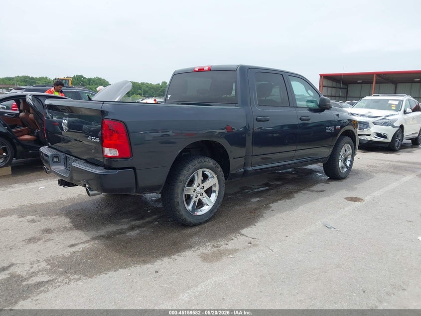 Vin: 3c6rr7kt3jg196615, lot: 45657246, ram 1500 express  4x4 5'7 box 20184