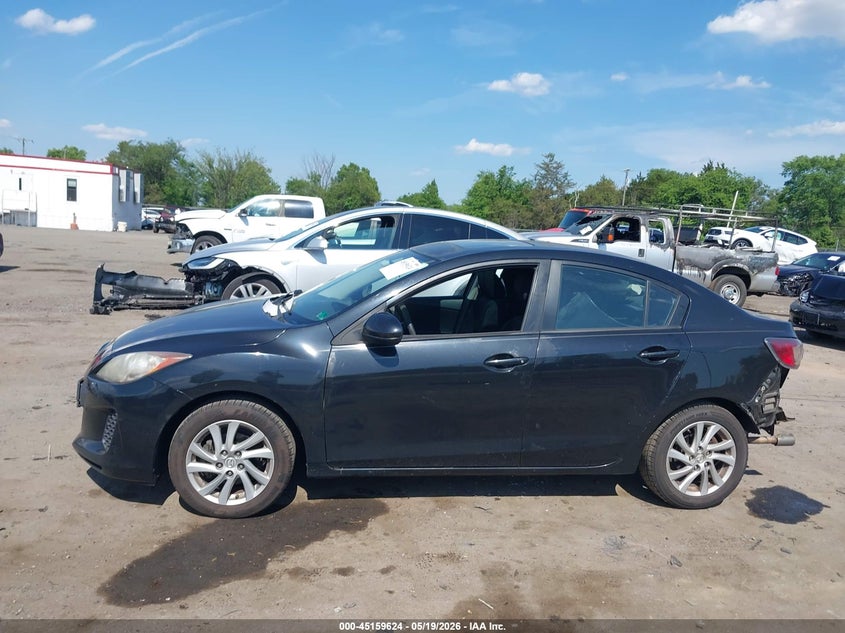 2012 Mazda 3 2.0 Azda3 I Touring Black Lot 111045159624 Vin JM1BL1VF6C1512427