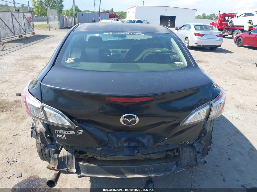 2012 Mazda 3 2.0 Azda3 I Touring Black Lot 111045159624 Vin JM1BL1VF6C1512427