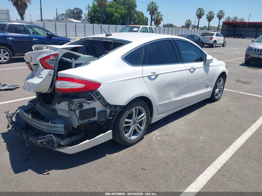 Vin: 3fa6p0su2gr115866, lot: 45657302, ford fusion energi titanium 20164