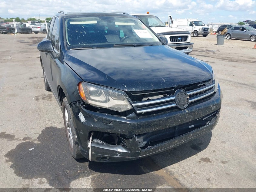 Vin: wvgfk9bp7cd003456, lot: 45657306, volkswagen touareg tdi lux 2012 img_1