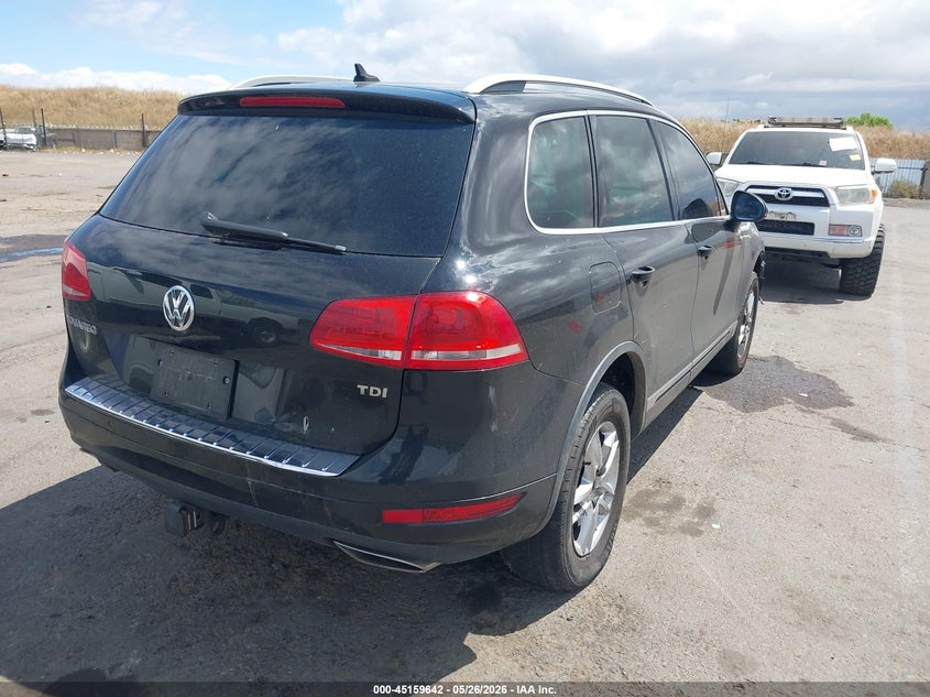 Vin: wvgfk9bp7cd003456, lot: 45657306, volkswagen touareg tdi lux 20124