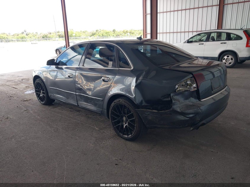 AUDI A4 2007 VIN WAUDF78E57A118863