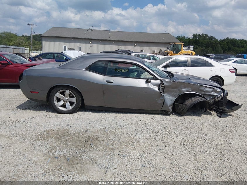 2012 Dodge Challenger 3.6 Sxt grey Lot 111045159659 Vin 2C3CDYAG4CH291439