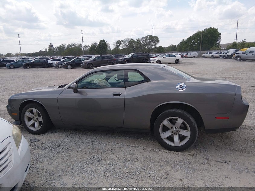 2012 Dodge Challenger 3.6 Sxt grey Lot 111045159659 Vin 2C3CDYAG4CH291439