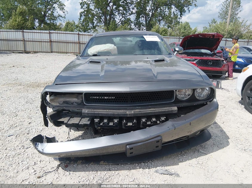 2012 Dodge Challenger 3.6 Sxt grey Lot 111045159659 Vin 2C3CDYAG4CH291439
