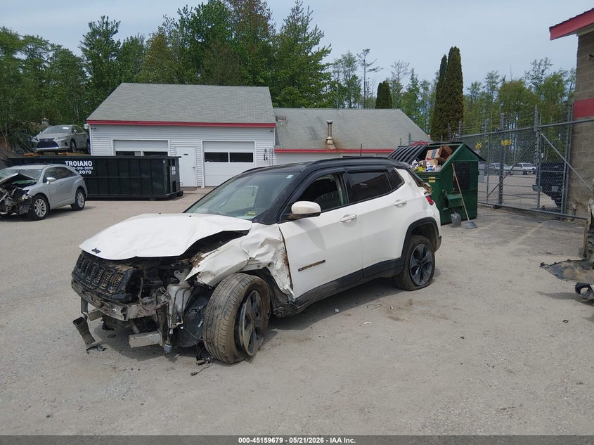 Vin: 3c4njdbb9jt316204, lot: 45657343, jeep compass altitude 4x4 20182