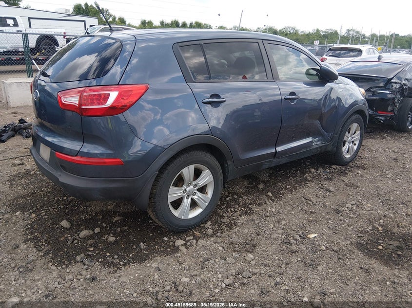 2012 KIA SPORTAGE SPORT UTILITY VEHICLE 2.4L I-4 DOHC, VVT, 176HP