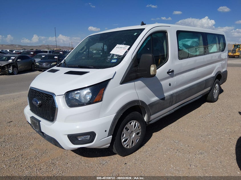 Vin: 1fbax2y89ska40207, lot: 45657386, ford transit-350 passenger van xlt 20252
