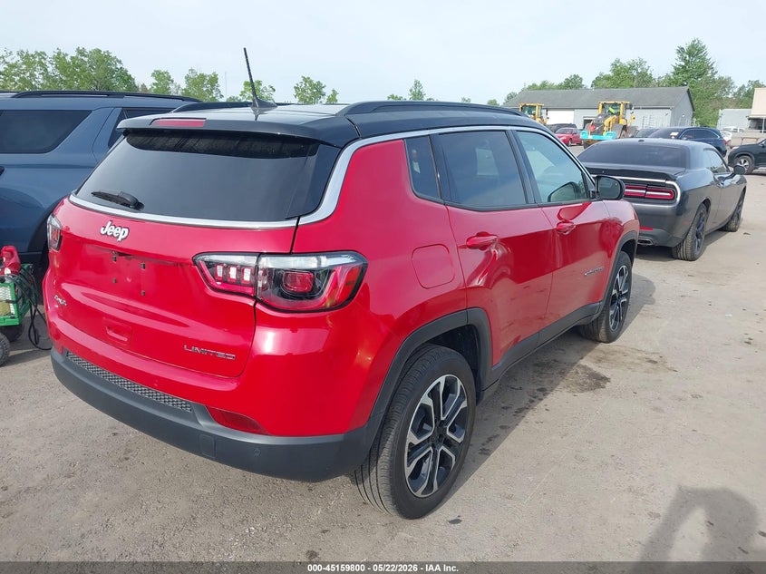 Vin: 3c4njdcn1rt600172, lot: 45657464, jeep compass limited 4x4 20244