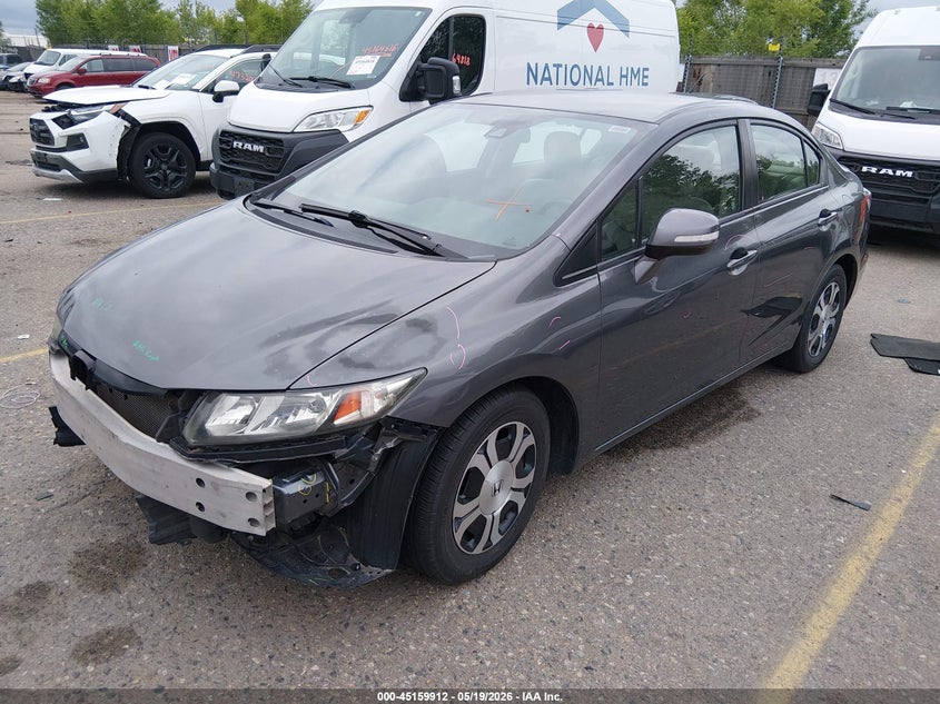 HONDA CIVIC HYBRID 2013 VIN 19XFB4F32DE202140