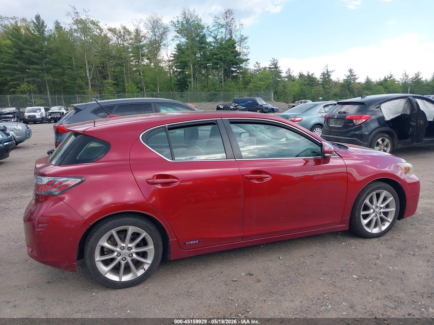 2012 Lexus Ct 200H Premium VIN: JTHKD5BH1C2118109 Lot: 45159929