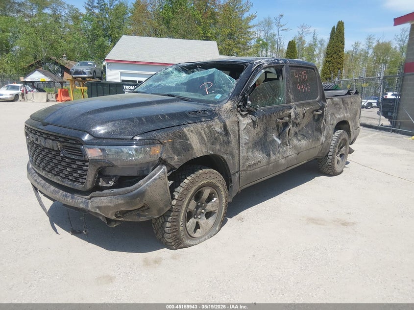 Vin: 1c6srfgp3tn160554, lot: 45657607, ram 1500 warlock  4x4 5'7 box 20262