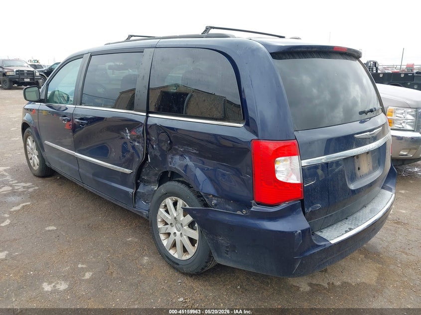 Vin: 2c4rc1bg1er340060, lot: 45657628, chrysler town & country touring 20143