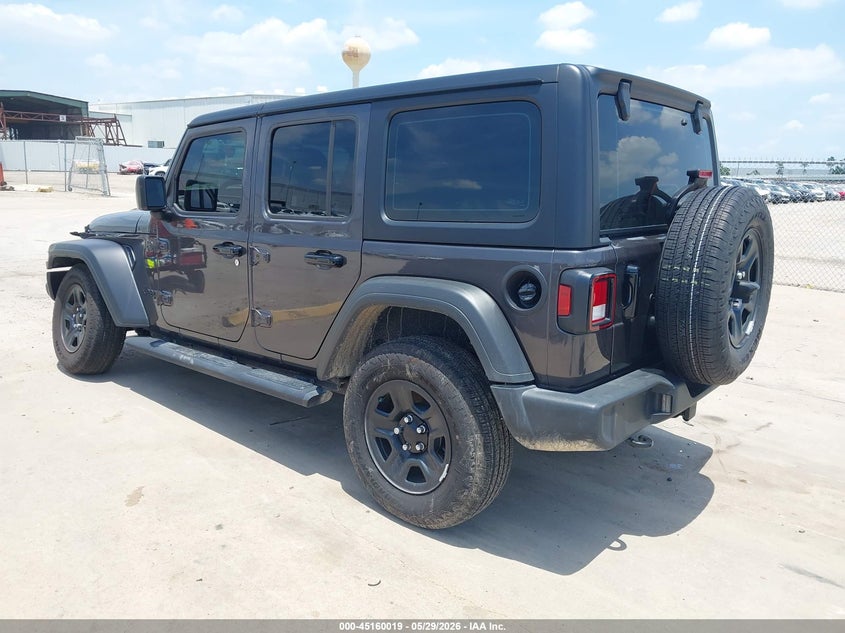 Vin: 1c4pjxdg5sw592555, lot: 45657683, jeep wrangler 4-door sport 4x4 20253