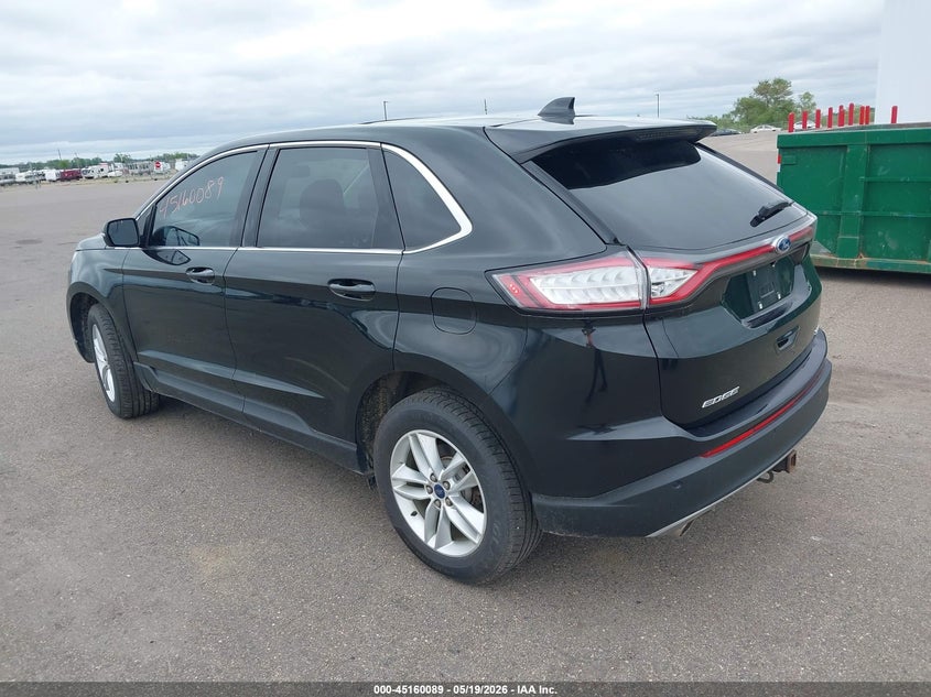 Vin: 2fmtk4j85fbb71347, lot: 45657753, ford edge sel 20153