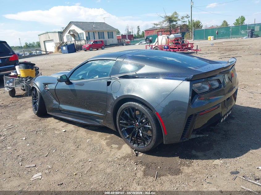 Vin: 1g1yp2d65k5601573, lot: 45657771, chevrolet corvette z06 20193