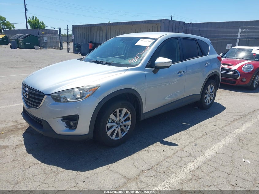 Vin: jm3ke2cy7g0813134, lot: 45657973, mazda cx-5 touring 20162