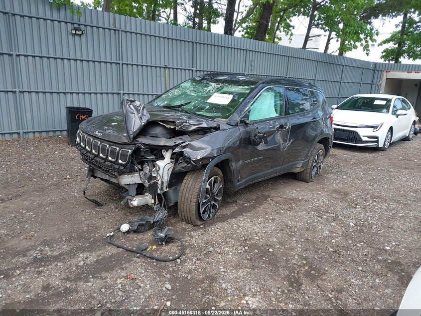 3C4NJDCB1NT212861 2022 JEEP COMPASS LIMITED 4X4 photo 1